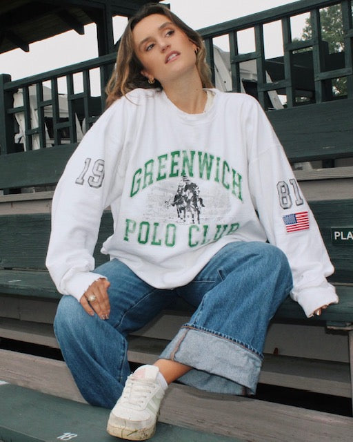 GPC X FIRSTPORT UNISEX VINTAGE CREW NECK SWEATSHIRT