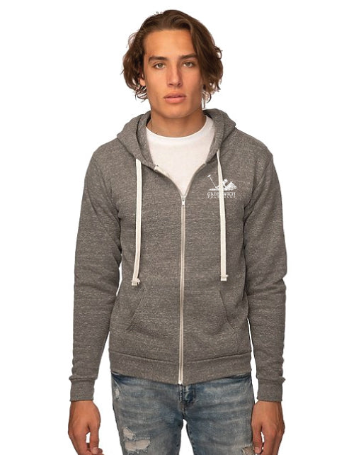 HOODIE Tri-Blend Fleece Zip Hoodie