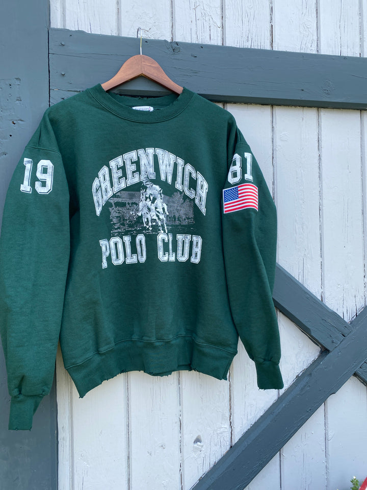 GPC X FIRSTPORT UNISEX VINTAGE CREW NECK SWEATSHIRT