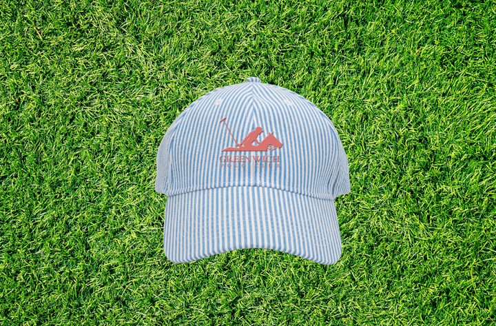 HAT Seersucker Baseball Cap