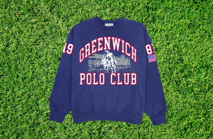 GPC X FIRSTPORT UNISEX VINTAGE CREW NECK SWEATSHIRT