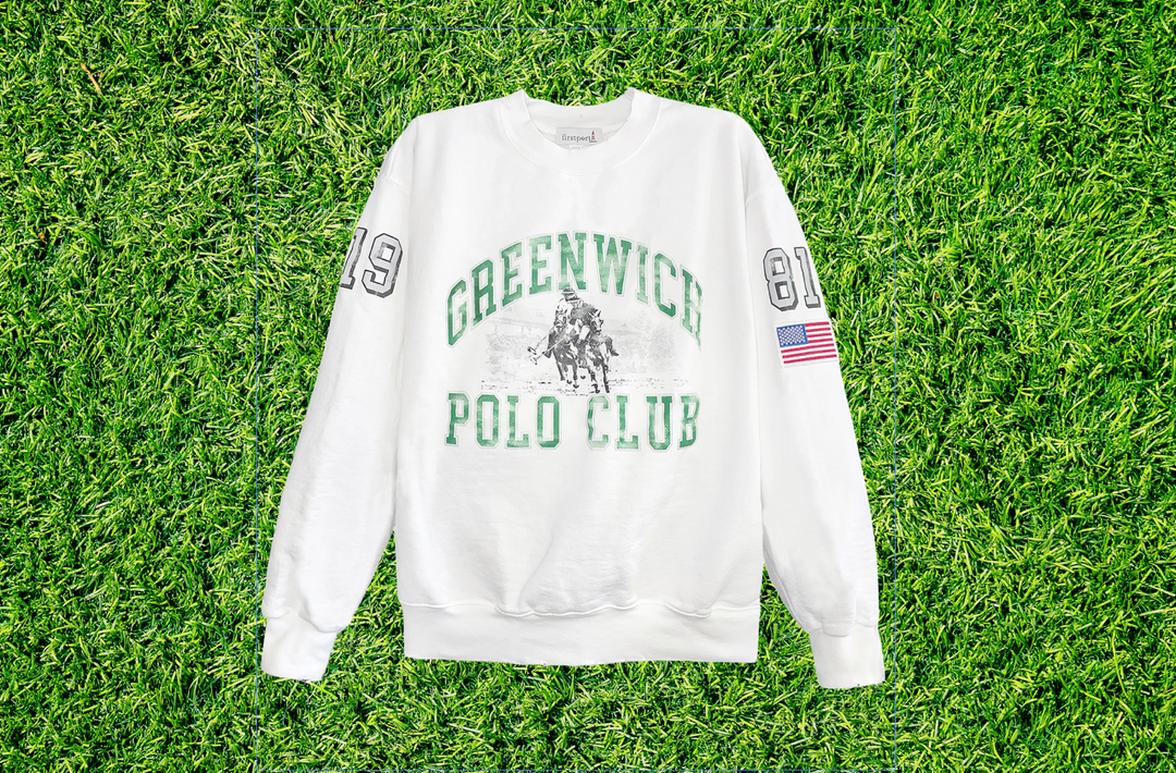 GPC X FIRSTPORT UNISEX VINTAGE CREW NECK SWEATSHIRT
