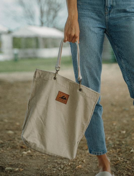 Raw Edge Tote Bag